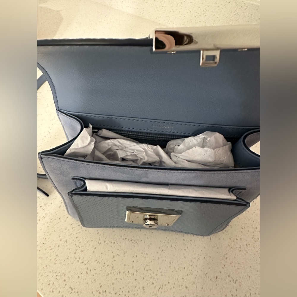 Ralph Lauren Suede And Python-Embossed Leather Be… - image 5